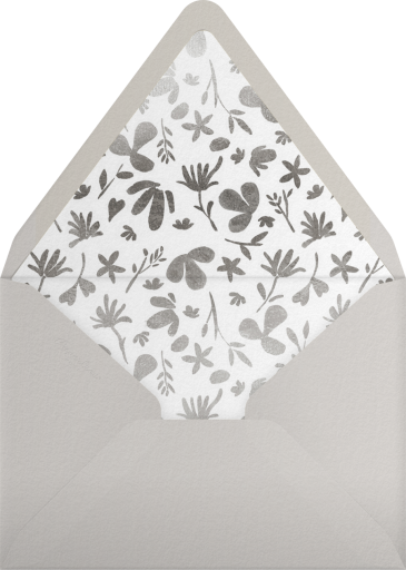 Floral Flutes - Paperless Post Envelope