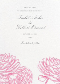 Ranunculus (Save the Date) by Paperless Post