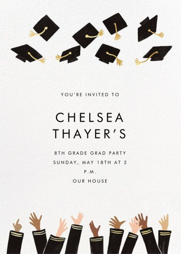 Caps Ahoy - Graduation Party Invitation by Rifle Paper Co.