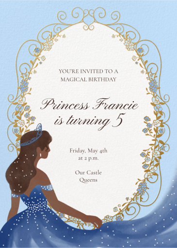 Sparkling Princess - Birthday Invitation by Paperless Post