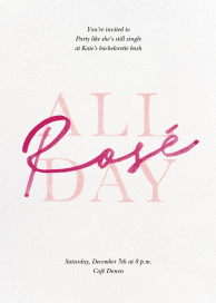 Spill It - Bachelorette Party Invitation by Paperless Post