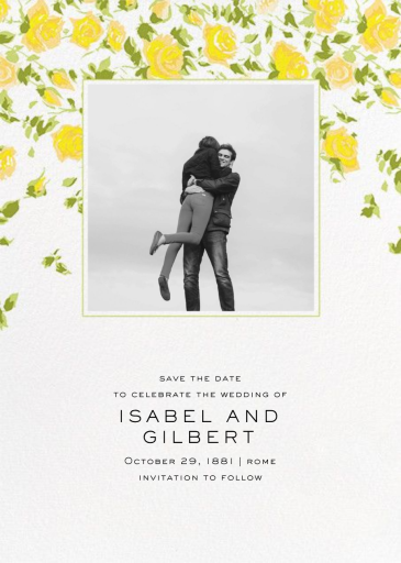 Ricardo's Bloom (Photo Save the Date) - Save the Date by Liberty