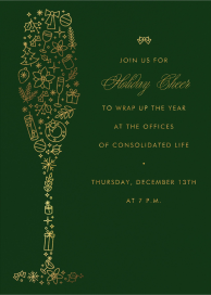 Golden Glass - Holiday Party Invitation by Paperless Post