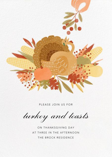 Caesar Dressing - Thanksgiving Invitation by Paperless Post