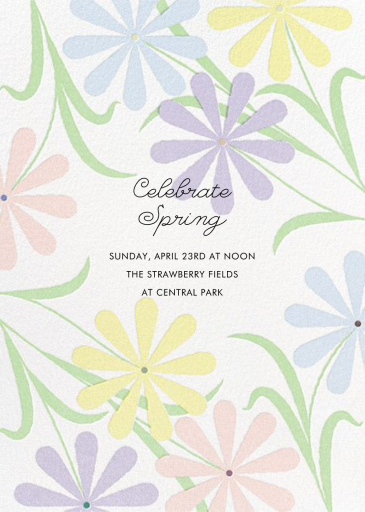 Spring Daisies - Party Invitation by Paperless Post