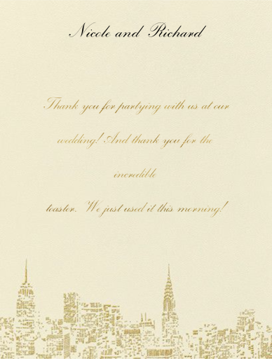 City Lights I (Stationery) - Stationery by kate spade new york