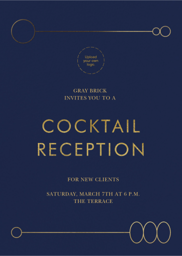 Dashing - Cocktail Party Invitation by Paperless Post
