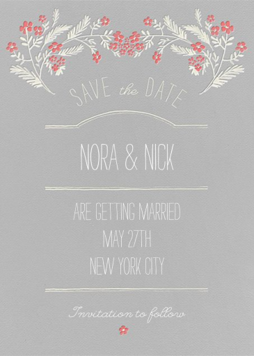 Chic Florette - Invitation by Crate & Barrel