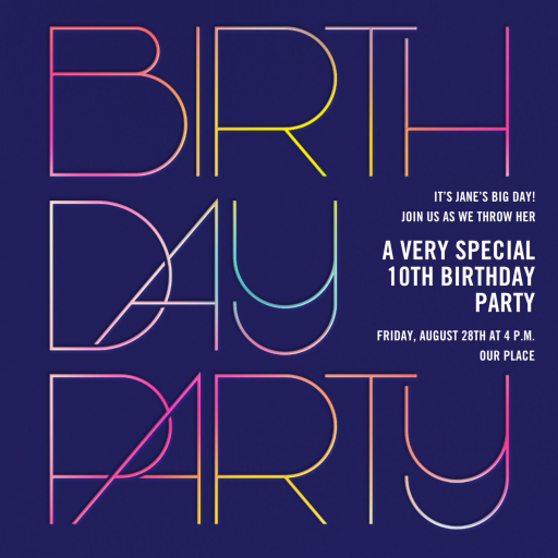 Birthday Candle Lighting - Bar & Bat Mitzvah Invitation by Paperless Post