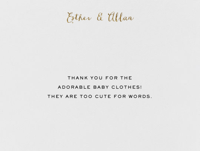 Miller (Thank You) - Stationery by Crane & Co.