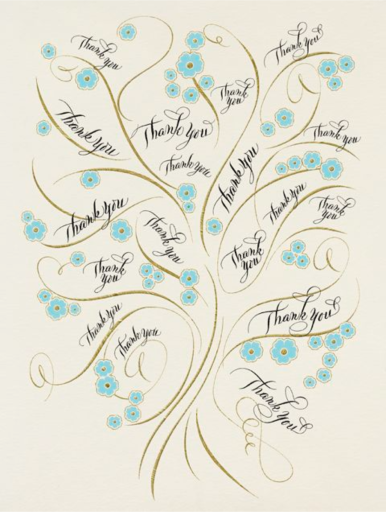 Thank You Tree - Stationery by Bernard Maisner