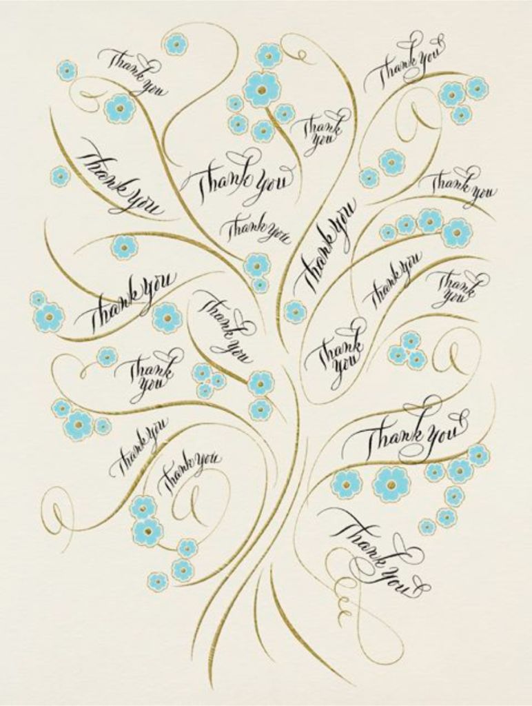 Thank You Tree Card