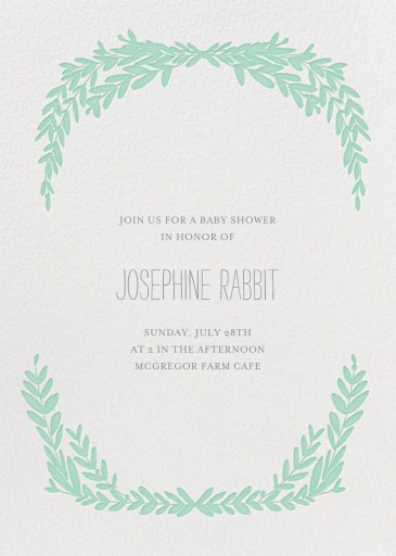 Laurel in Love - Baptism & Christening Invitation by Mr. Boddington's Studio