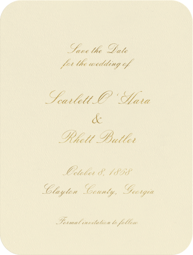Viceroy (Save The Date) by Crane & Co.