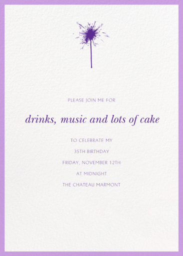 Contorno - Birthday Invitation by Paperless Post