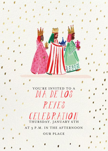 Wee Kings - Día de Reyes Invitation by Mr. Boddington's Studio
