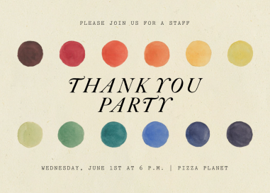 New Palette - Business Event Invitation by John Derian