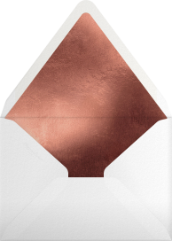 Photo Rose Gold Bow Save the Date Envelope