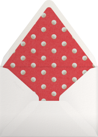 Sobre para invitación con diseño de pelota de golf para las fiestas