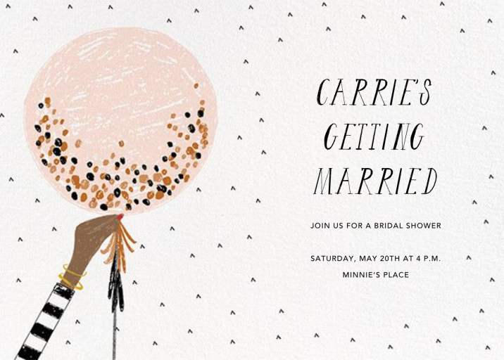 Ready to Burst - Bridal Shower Invitation by Mr. Boddington's Studio