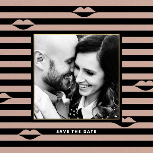 Sealed Lips Photo - Save the Date by kate spade new york