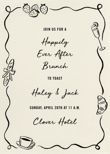 Brunch Details - Wedding Weekend Invitation by Paperless Post