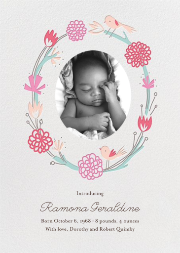 Birdie Makes A Wreath - Photo by Little Cube