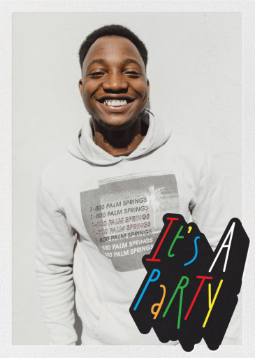 Confetti Letters - Birthday Invitation by Paperless Post