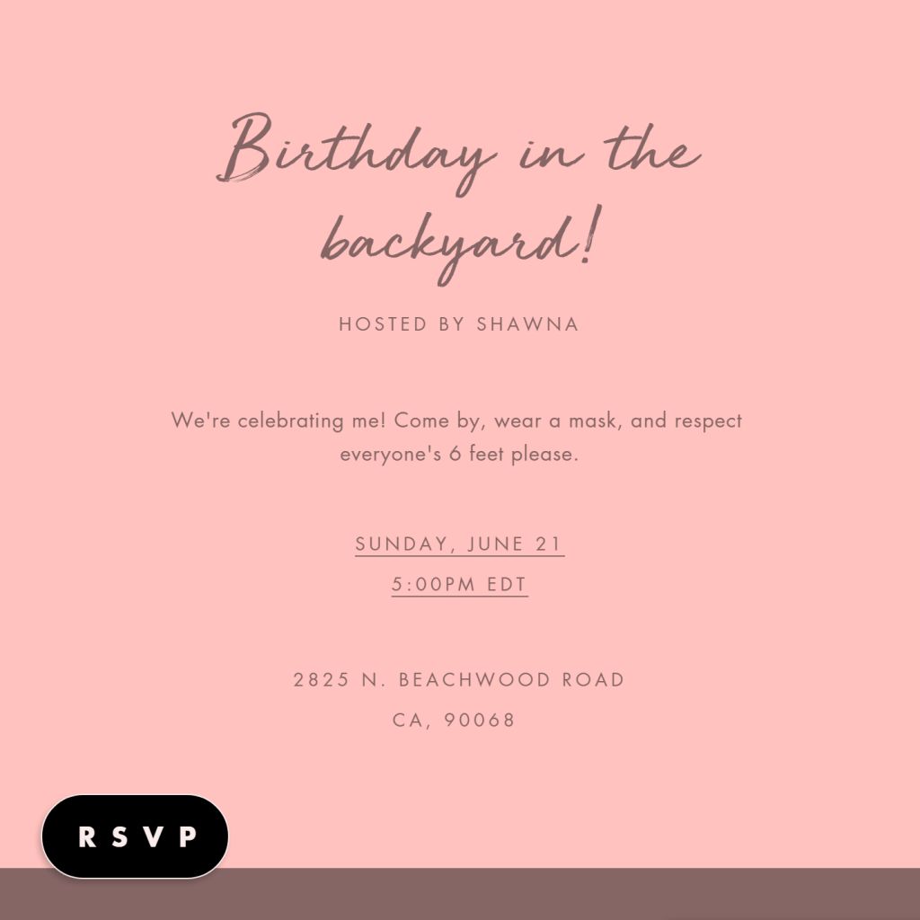 Paperless Post Flyer Free, easy, customizable event pages