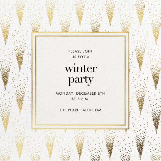 That's the Point - Corporate Holiday Party Invitation by Jonathan Adler