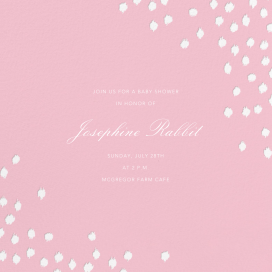 Ikat Dot - Baby Shower Invitation by Oscar de la Renta