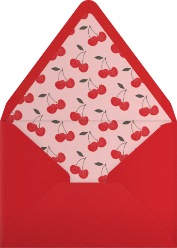 Cherry on Top - Paperless Post Envelope