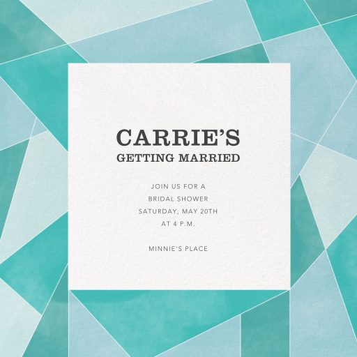 Mosaic - Bridal Shower Invitation by Paperless Post