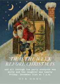 A Holiday Story - Holiday Party Invitation by John Derian