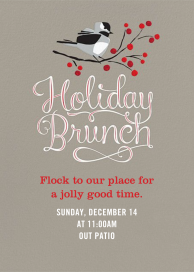 Holiday Brunch Birds by Crate & Barrel