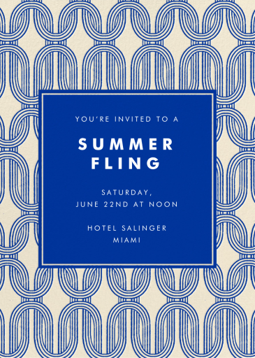 Missing Link - Summer Party Invitation by Hello!Lucky