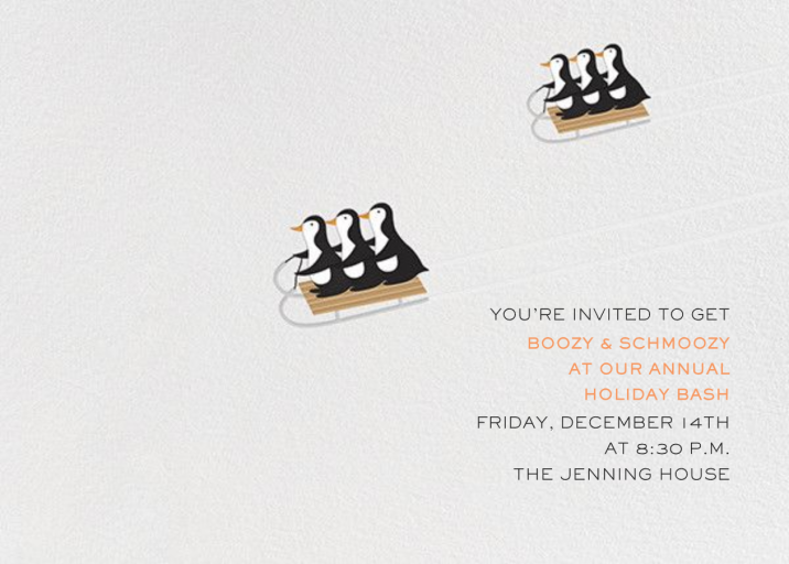 Cool Runnings - Winter Party Invitation by Paperless Post