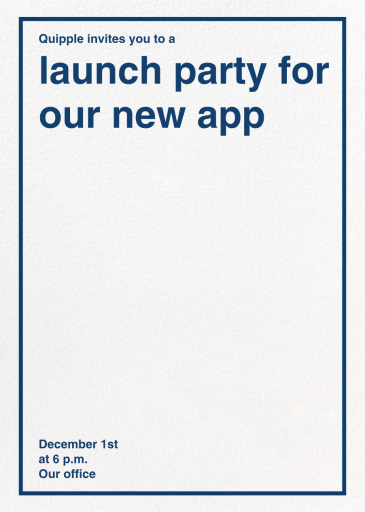 Top Notch - Launch Party Invitation by Paperless Post