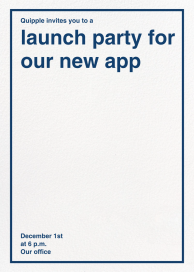 Top Notch - Launch Party Invitation by Paperless Post