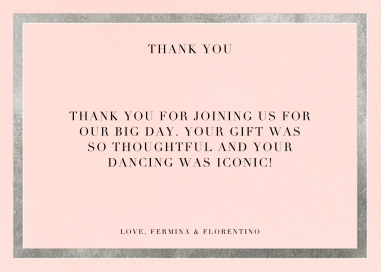 Editorial II (Stationery) - Thank You Card by Paperless Post