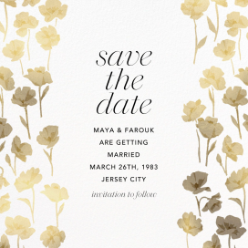 Magic Garden - Save the Date by Carolina Herrera