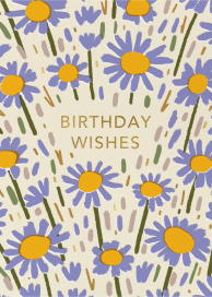 Purple Flower Field (Elena Boils) - Business Greeting Card by Wrap