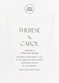 Effortless Drape - Wedding Invitation by Paperless Post