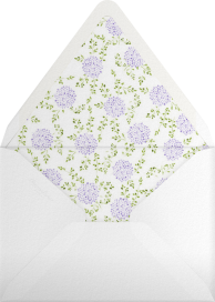 Watercolor Dahlias - Paperless Post Envelope