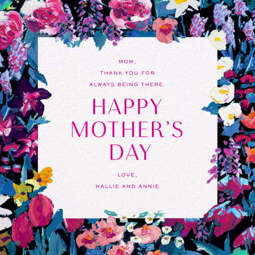 Floral Impressions - Mother's Day Card by Liberty