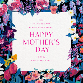 Floral Impressions - Mother's Day Card by Liberty