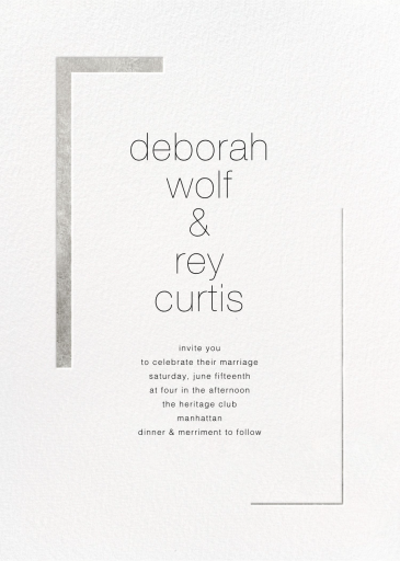 Ando - Wedding Invitation by Paperless Post