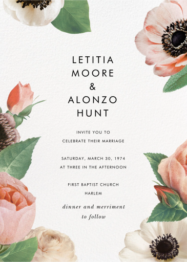 Floral Collage - Party Invitation by kate spade new york