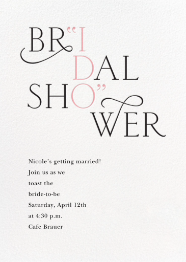 I Do - Invitation by Cheree Berry Paper & Design