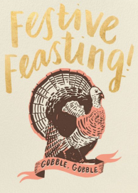 Festive Feasting - Greeting Card by Hello!Lucky